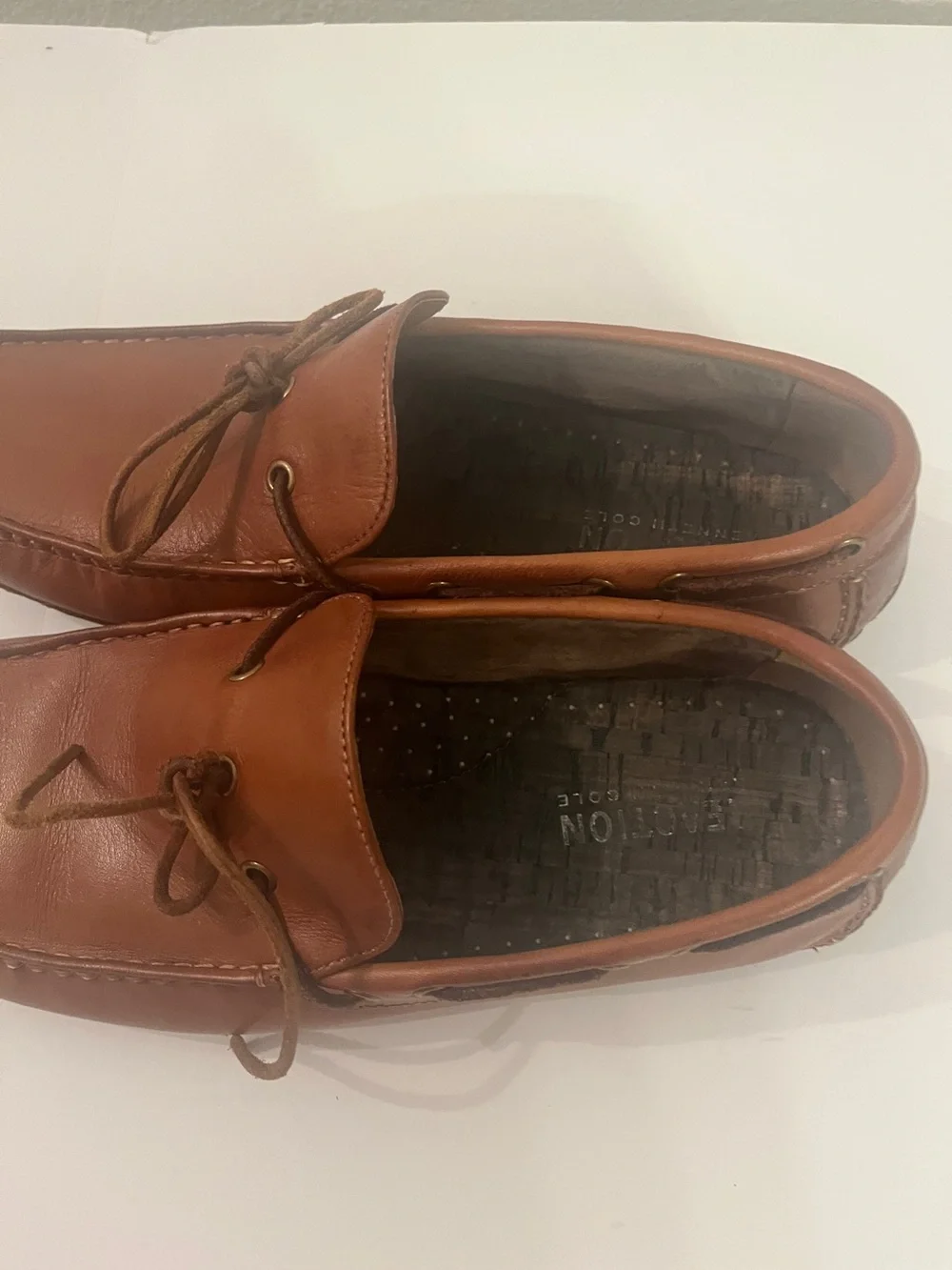 Kenneth Cole “Over the Moon” Leather Driving Loafers Slip on Shoes Men’s Size 10